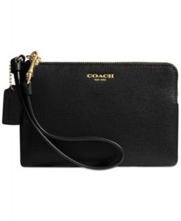 Calvin Klein Saffiano Leather Wristlet   Handbags & Accessories