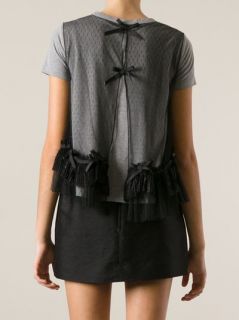 Red Valentino Tulle Detailed T shirt   Twist'n'scout paleari Online Store
