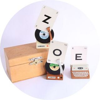 wooden card or photo holder by berylune