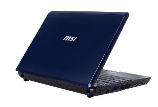 MSI U123 019US 10.2 Inch Netbook   6 Hour Battery Life   Blue Computers & Accessories