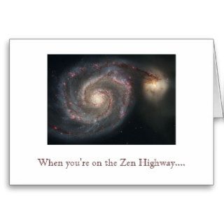 On the Zen Highway Greeting Cards
