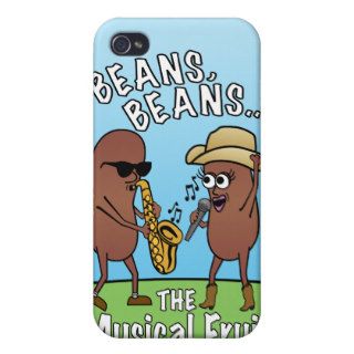 Funny Cartoon   Beans, the Musical Fruit Cases For iPhone 4