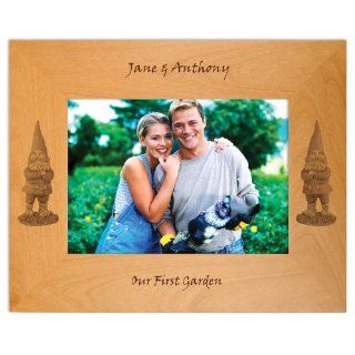 Gnome Personalized Wood Frame   Single Frames