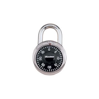 Master Lock 1 9/16in. Covered Laminated Padlocks with Blue Thermoplastic — Model# 312TRI  Combination Locks