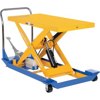 Vestil Manual Scissor Cart — 1000-lb. Capacity, 48in.L x 24in.W Platform, Model# CART-24-10-M  Hydraulic Lift Tables   Carts