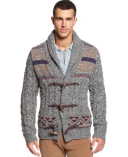 Tommy Hilfiger Shawl Collar Herringbone Cardigan   European Collection   Sweaters   Men