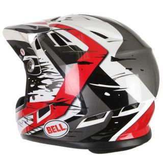 Bell Sanction Bike Helmet Red/Black White Splatter