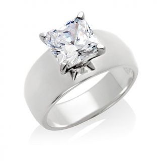 3ct Absolute™ Round Solitaire Wide Band Ring