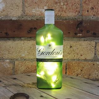 reupcycled gordons gin bottle lamp by reupcycled