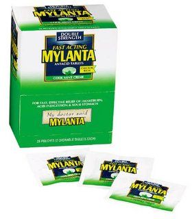 Mylanta(R) Chewable Antacid, 2 Tablet Dosage, Box Of 25 Health & Personal Care