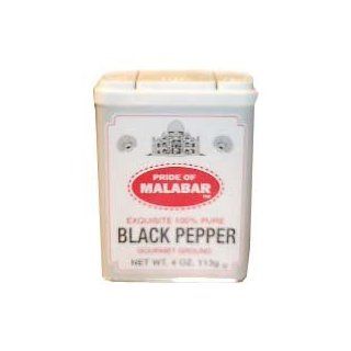 Malabar Ground Black Pepper 4oz(113g)  Greek Seasoning  Grocery & Gourmet Food