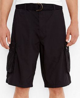 Levis Black Snap Cargo Shorts   Shorts   Men