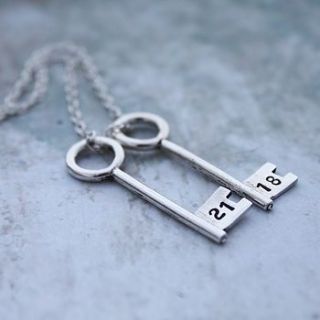 key necklace by posh totty designs boutique