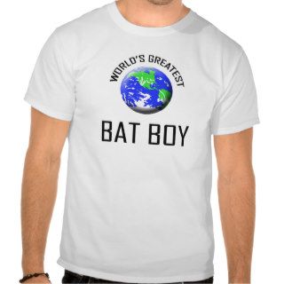 World's Greatest Bat Boy T shirts