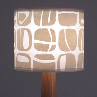 pebble print table lamp by helen rawlinson