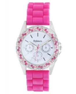 Style&co. Watch, Womens Pink Faux Leather Strap 35mm SC1374   Watches   Jewelry & Watches