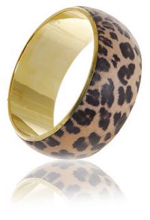 leopard print bangle by ethical trading company
