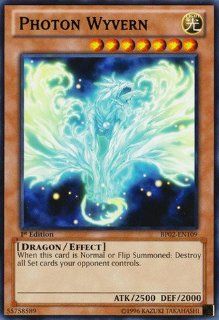 Yu Gi Oh   Photon Wyvern (BP02 EN109)   Battle Pack 2 War of the Giants   1st Edition   Rare Toys & Games