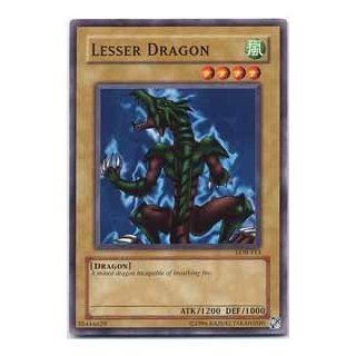 YuGiOh Legend of Blue Eyes White Dragon Lesser Dragon LOB 113 Common [Toy] Toys & Games
