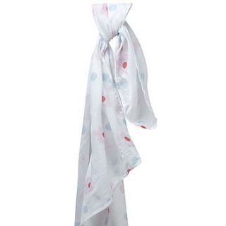 daisy muslin swaddle by piccalilly