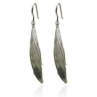 feather earrings by maya magal