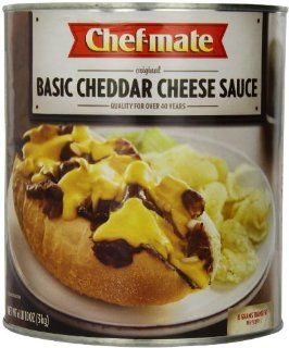 Chef mate Sauce, Basic Cheddar Cheese, 106 Ounce  Processed Cheese Spreads  Grocery & Gourmet Food