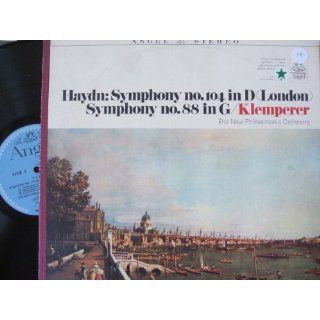 HAYDN  SYMPHONIES 104 & 88  KLEMPERER  THE NEW PHILHARMONIA Music