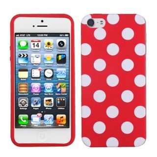 BasAcc White Polka Dots/ Red Case for Apple iPhone 5 BasAcc Cases & Holders