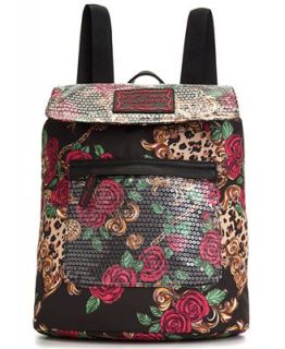 Betsey Johnson Cheetah Rose Backpack   Handbags & Accessories