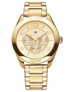 Tommy Hilfiger Watch, Womens Gold Plated Stainless Steel Bracelet 40mm 1781214   Watches   Jewelry & Watches
