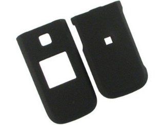 Rubber Coated Plastic Case Cover Black For Nokia Mirage 2605 Cell Phones & Accessories