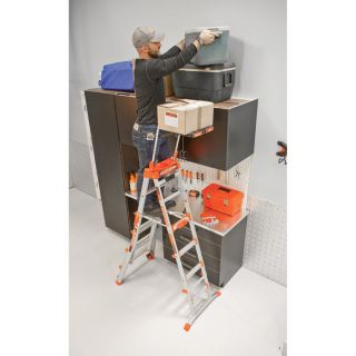 Little Giant Type 1A Select Step Adaptive Telescoping Stepladder —  6ft.–10ft., Model# M6-10  Ladders   Stepstools