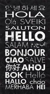 Hello in Different Languages Poster Print by Veruca Salt (20 x 38)  
