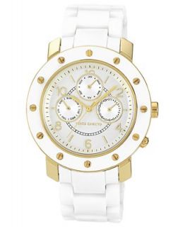 Vince Camuto Watch, Womens White Ceramic Bracelet 41mm VC 5044GPWT   Watches   Jewelry & Watches