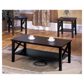 Arch Design 3 Piece Coffee Table Set