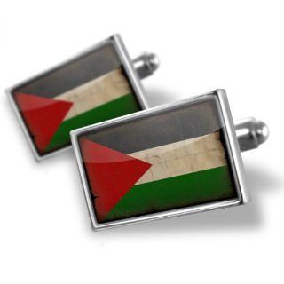 Neonblond Cufflinks "Palestinian Authority Flag with a vintage look"   cuff links for man NEONBLOND Jewelry & Accessories Jewelry