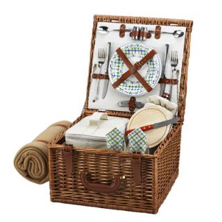 Picnic At Ascot Cheshire Basket for Two with Blanket in Gazebo