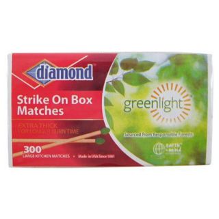 Diamond Greenlight Strike On Box Matches 300 ct
