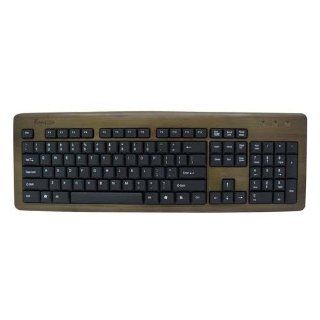 Impecca KBB103 Bamboo Designer Keyboard   WALNUT Computers & Accessories