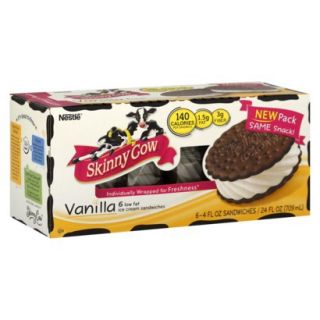 Skinny Cow Vanilla Ice Cream Sandwich 6 pack