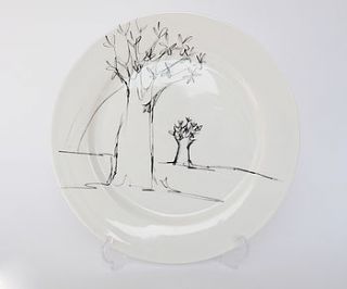 baobab tree plate by victoria mae designs