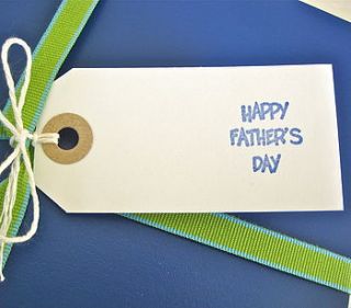 'happy father's day' gift tag by chapel cards