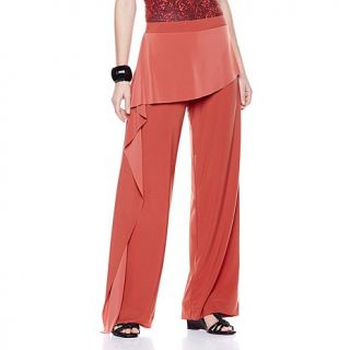 MarlaWynne Side Drape Pull On Palazzo Pants