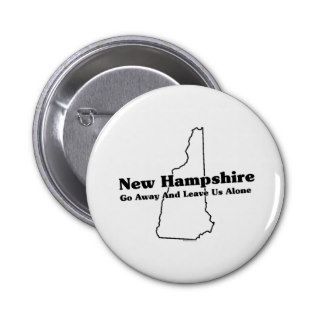 New Hampshire State Slogan Button