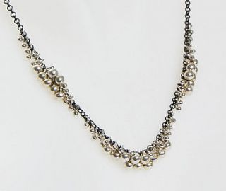 silver ripple necklace   over 30% off by kate wood jewellery