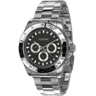 Louis XVI Men's 'Revolution l'acier Argent Diamond' Automatic Watch LOUIS XVI Men's More Brands Watches