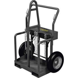  Welders Heavy-Duty Cylinder Cart — 440-Lb. Capacity, 37in.L x 55in.H x 24in.D  Welding Carts
