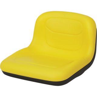 K & M Lo-Rise Lawn Tractor Seat — Yellow, Model# 8072  Lawn Tractor   Utility Vehicle Seats