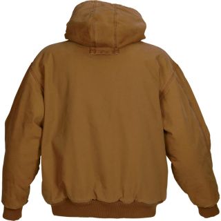 Gravel Gear Hooded Tundra Jacket — Brown, Large  Coats