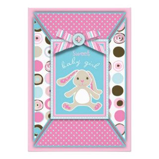 Sweet Bunny Invitation Card